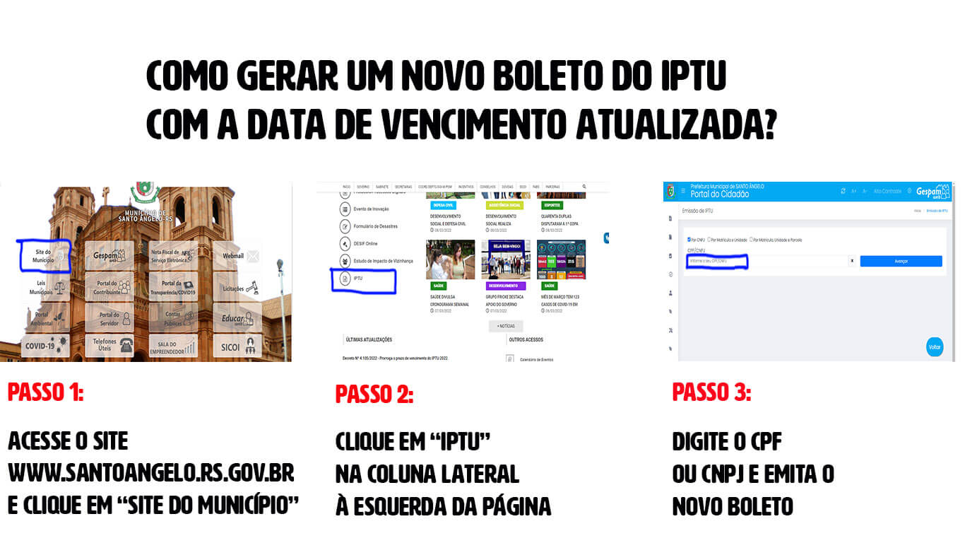 Boleto de Parcela Única do IPTU precisa ser atualizado antes do pagamento